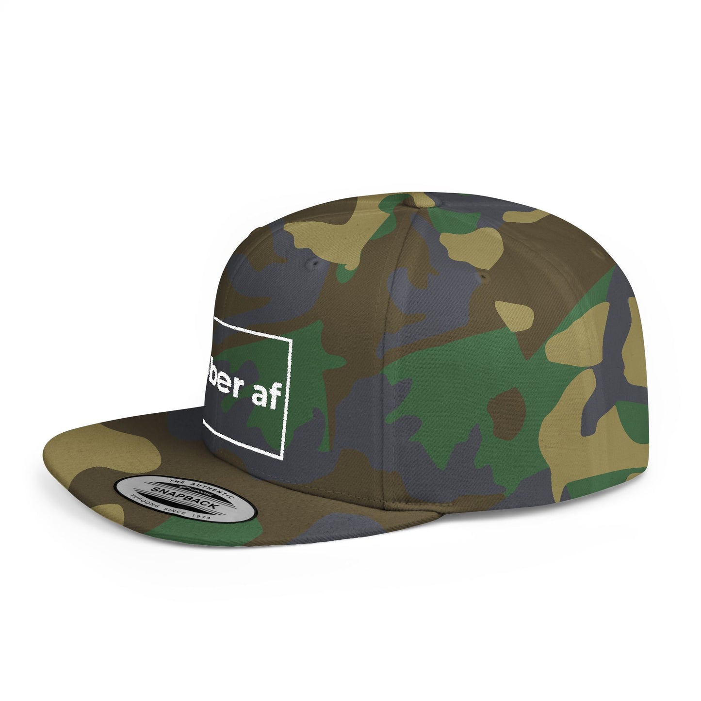 Sober AF Flat Bill Snapback