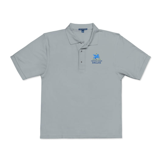 Crystal Clear Dallas Embroidered Logo Polo Shirt