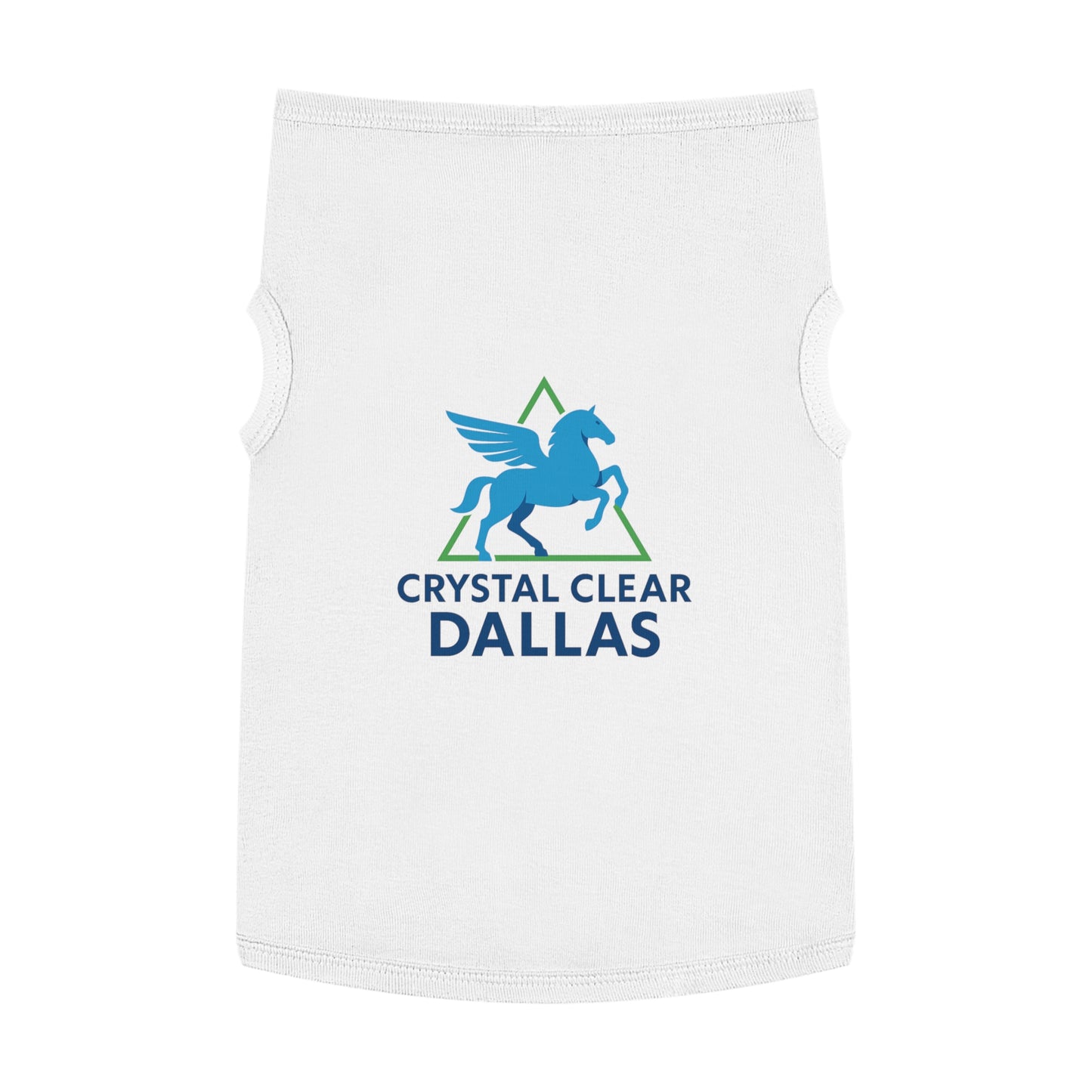 Crystal Clear Dallas Logo Pet Tee