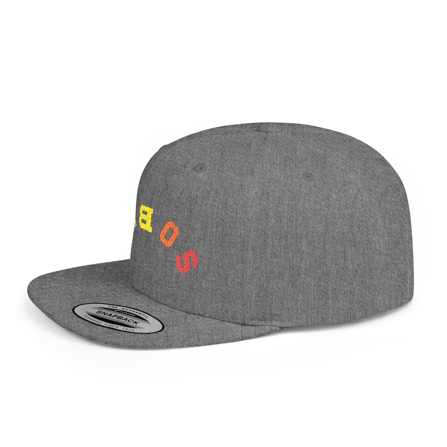 Inverted Sober Flat Bill Snapback