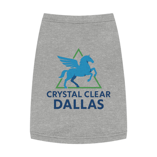 Crystal Clear Dallas Logo Pet Tee