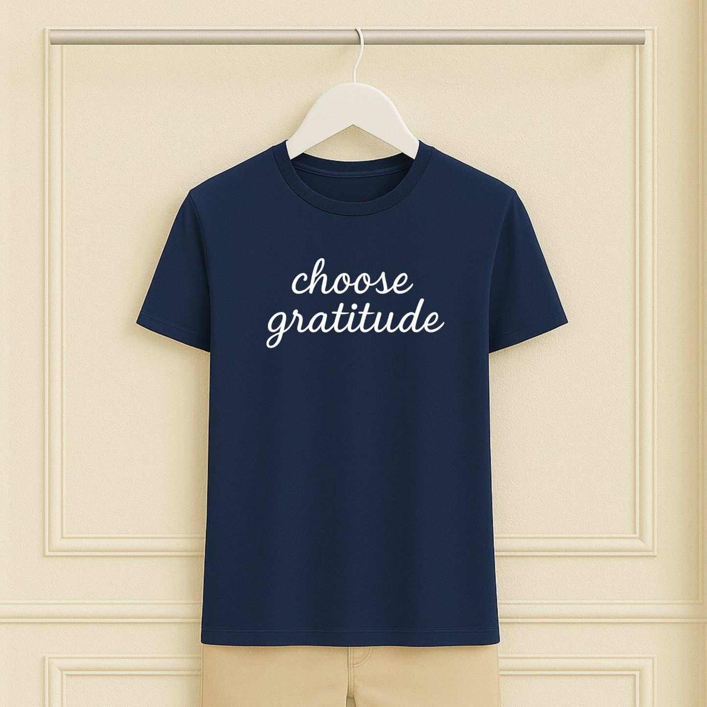 Choose Gratitude Script Tee