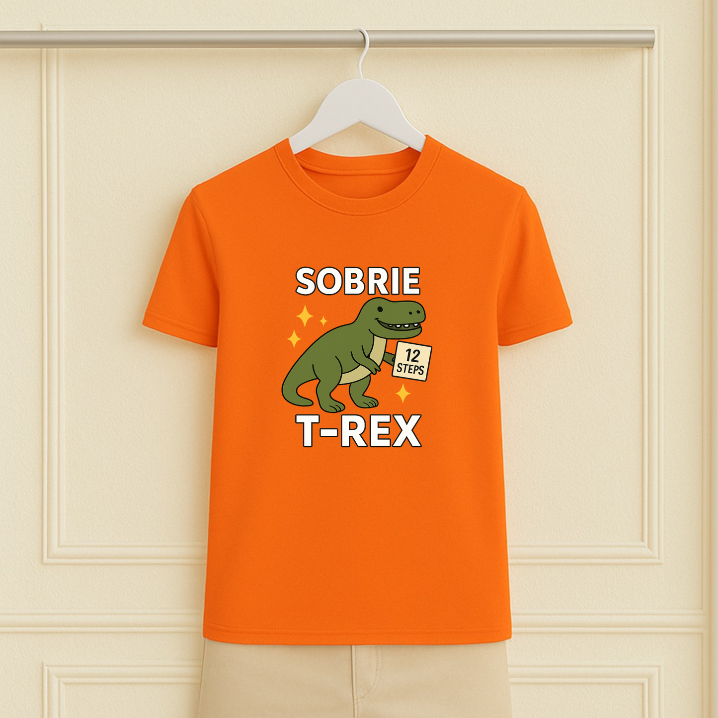 Classic Dino Sobrie T-Rex Sober Tee