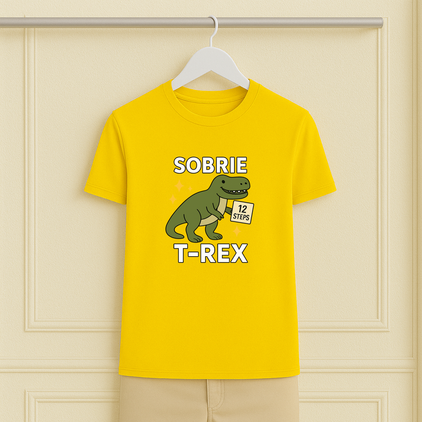 Classic Dino Sobrie T-Rex Sober Tee