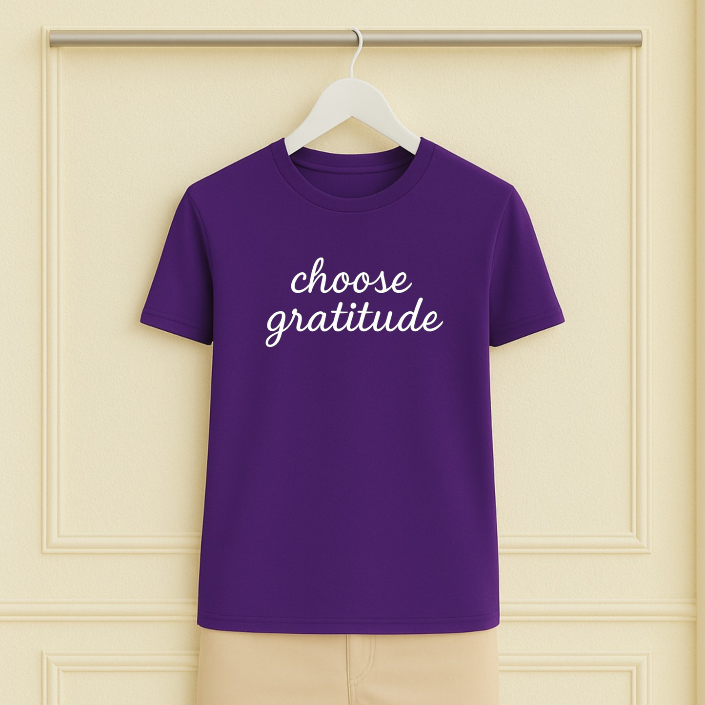 Choose Gratitude Script Tee