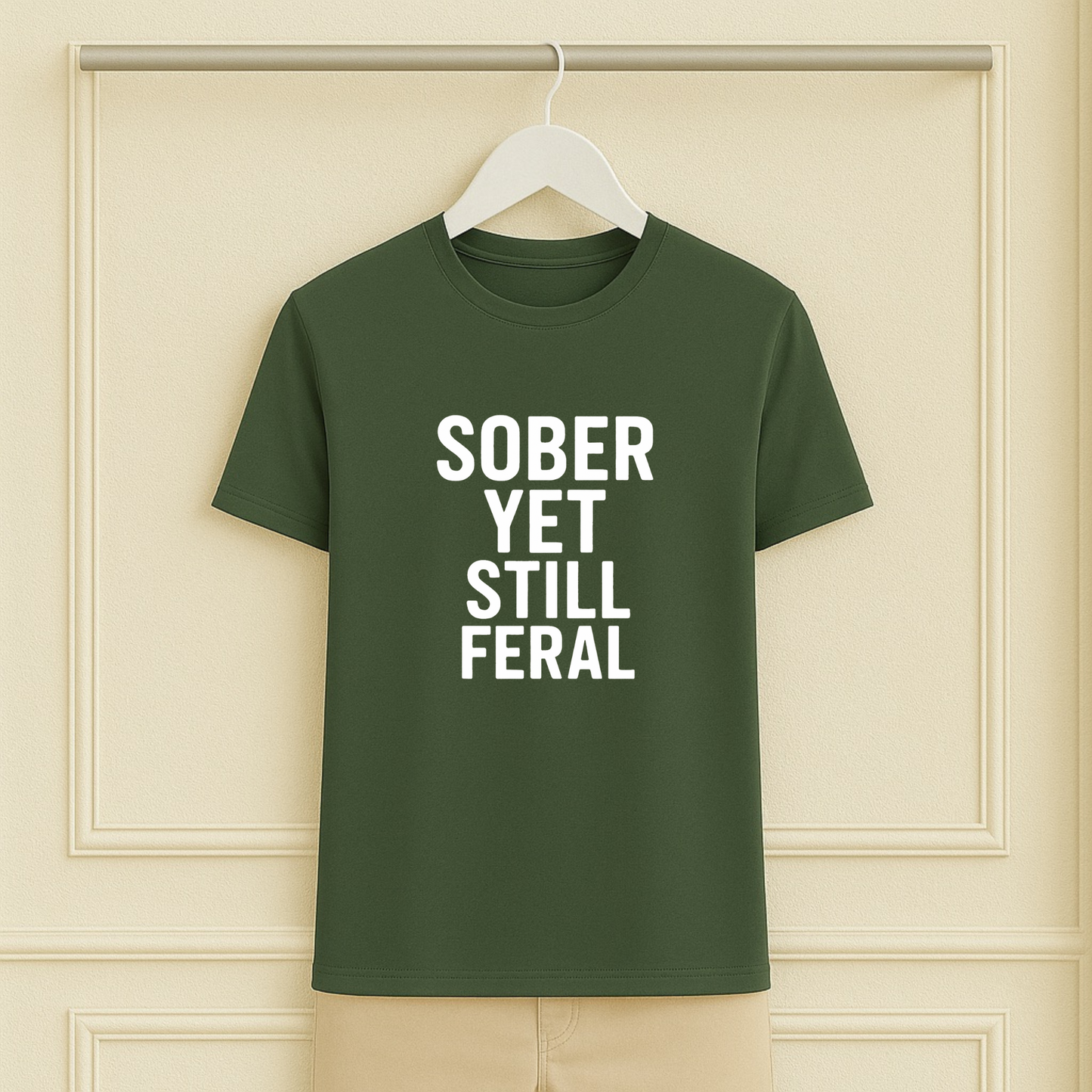 Sober Yet Still Feral Recovery Tee
