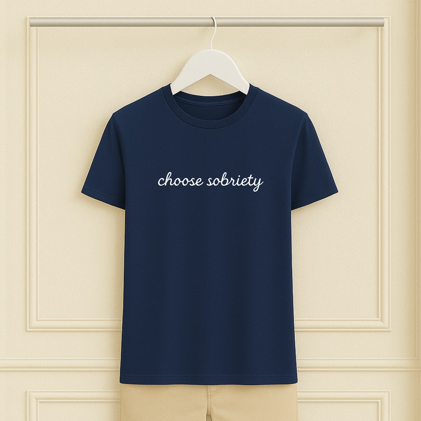 Choose Sobriety Script Tee