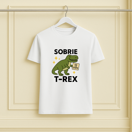Classic Dino Sobrie T-Rex Sober Tee