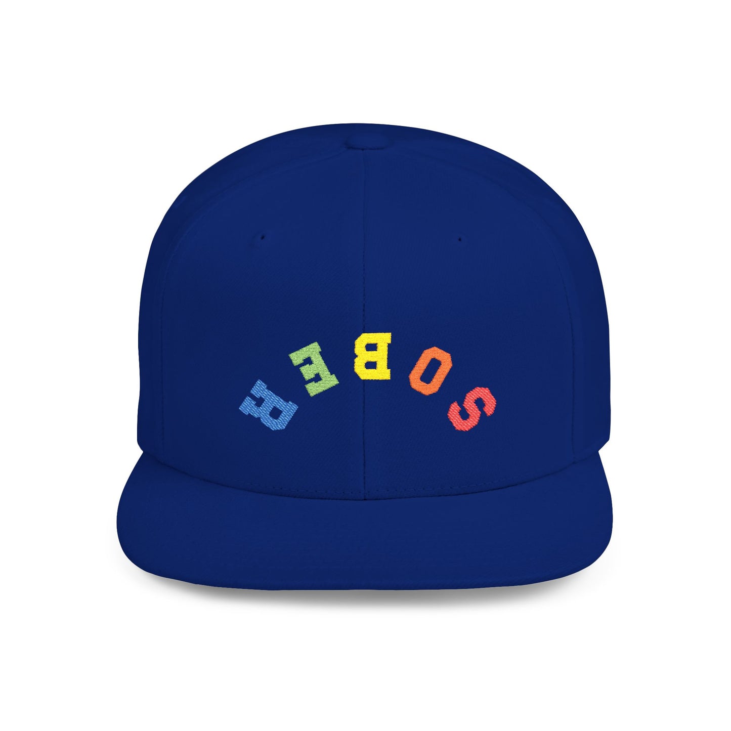 Inverted Sober Flat Bill Snapback