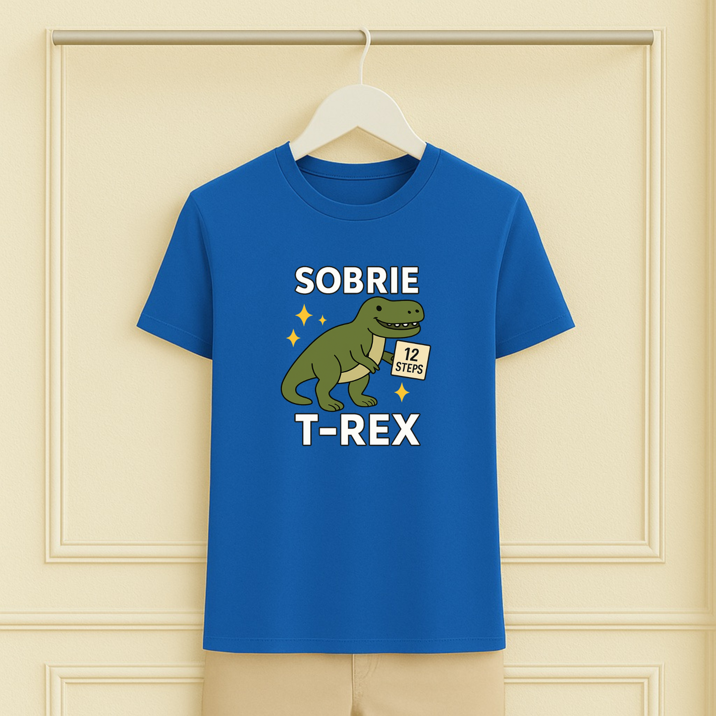Classic Dino Sobrie T-Rex Sober Tee