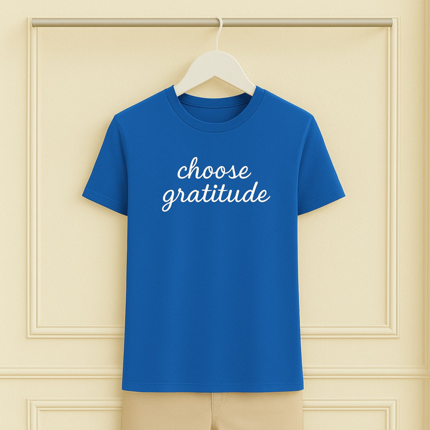 Choose Gratitude Script Tee