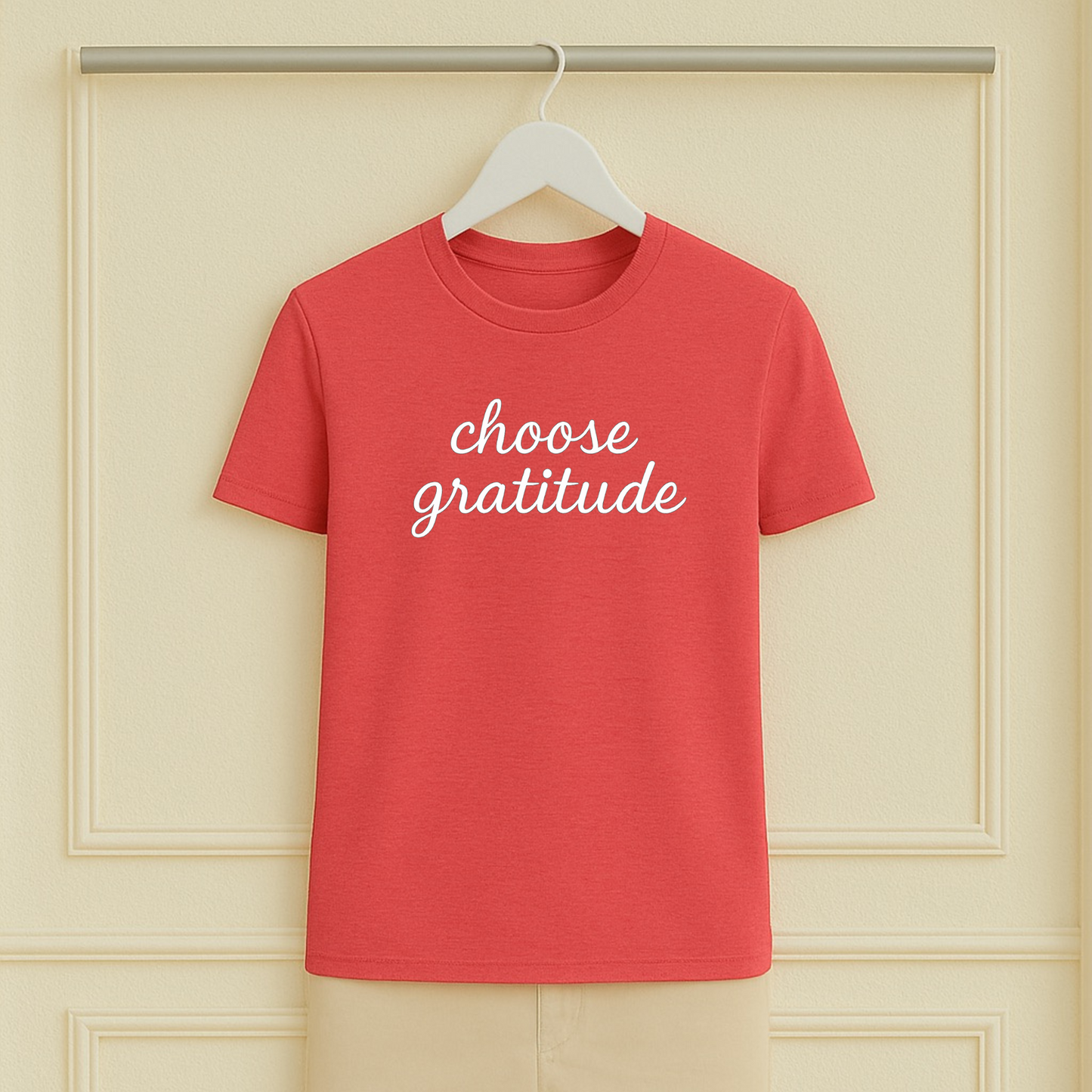 Choose Gratitude Script Tee
