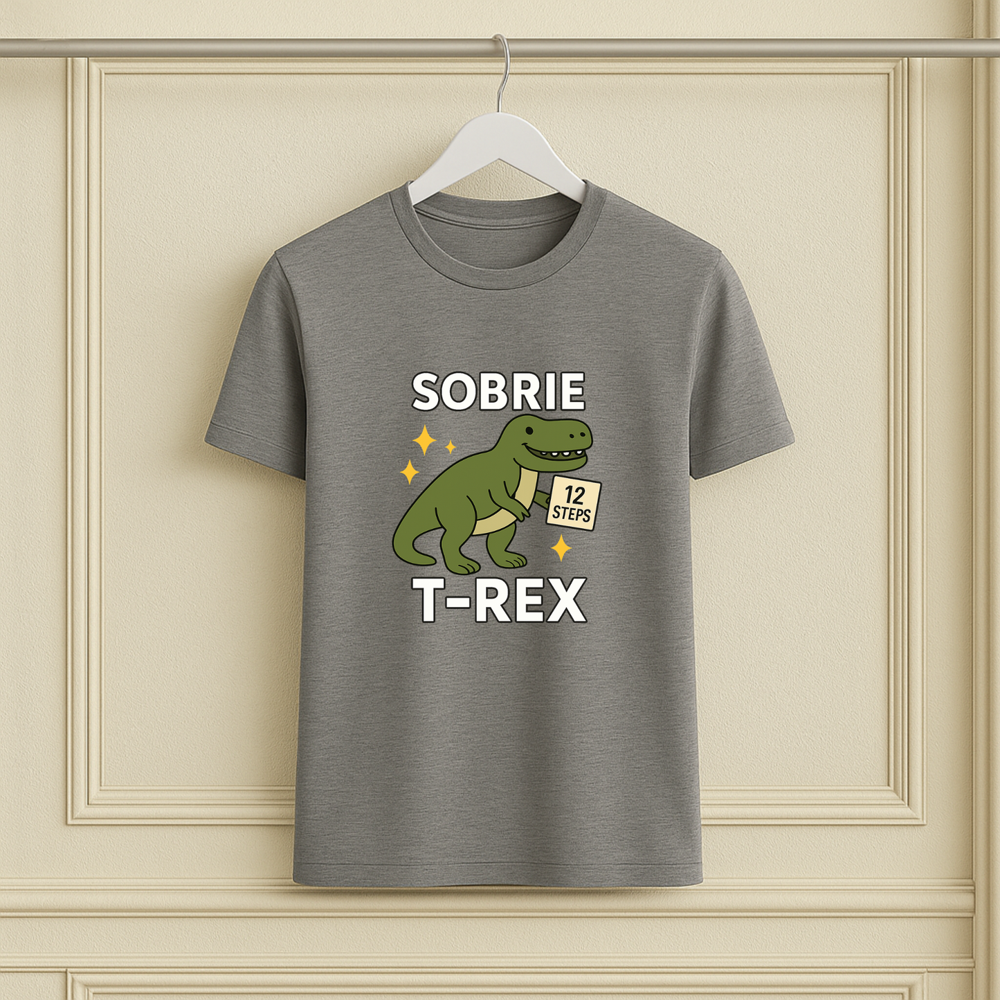 Classic Dino Sobrie T-Rex Sober Tee