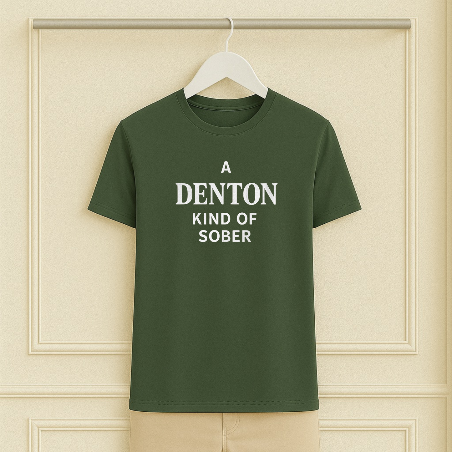 A Denton Kind of Sober Tee