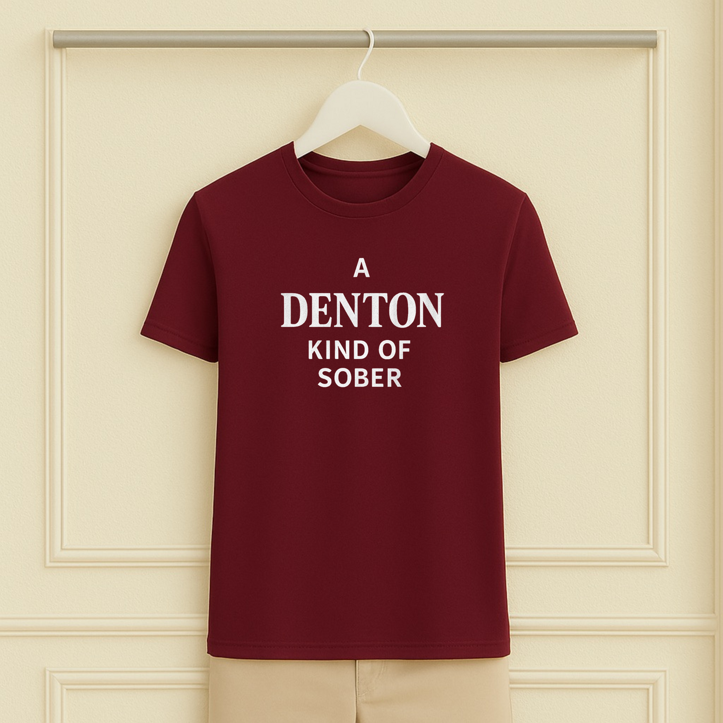 A Denton Kind of Sober Tee