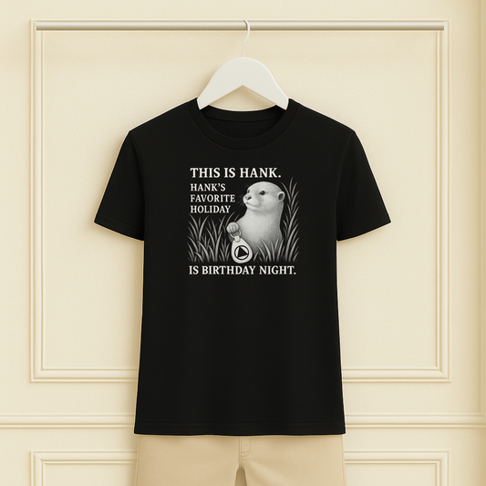 Hank Loves Birthday Night Sober Tee