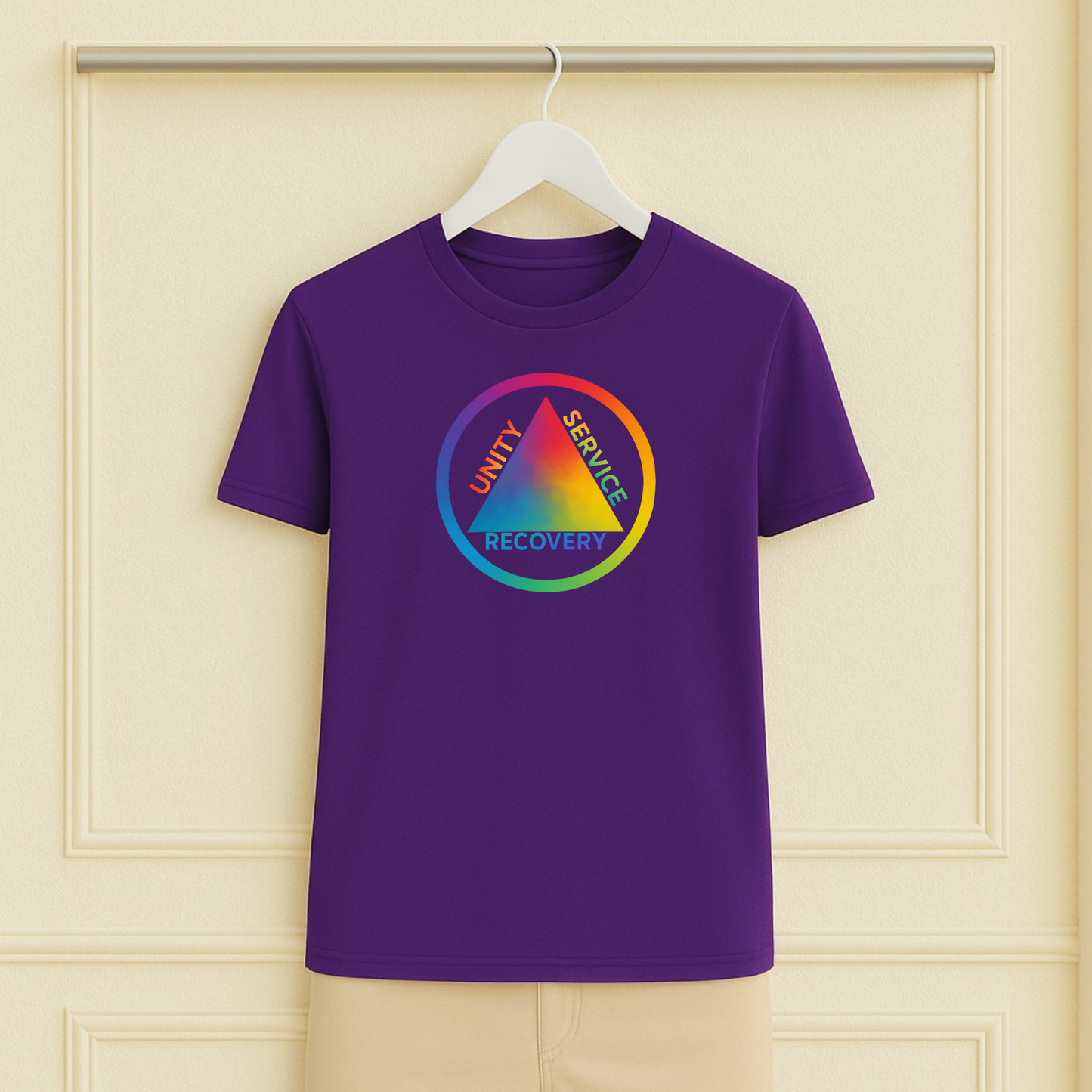 Rainbow Recovery Symbol Tee