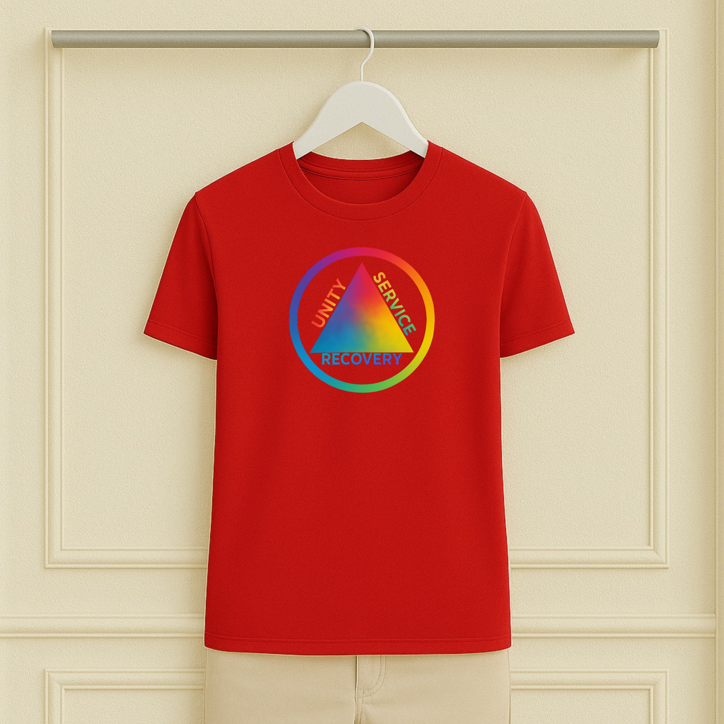 Rainbow Recovery Symbol Tee