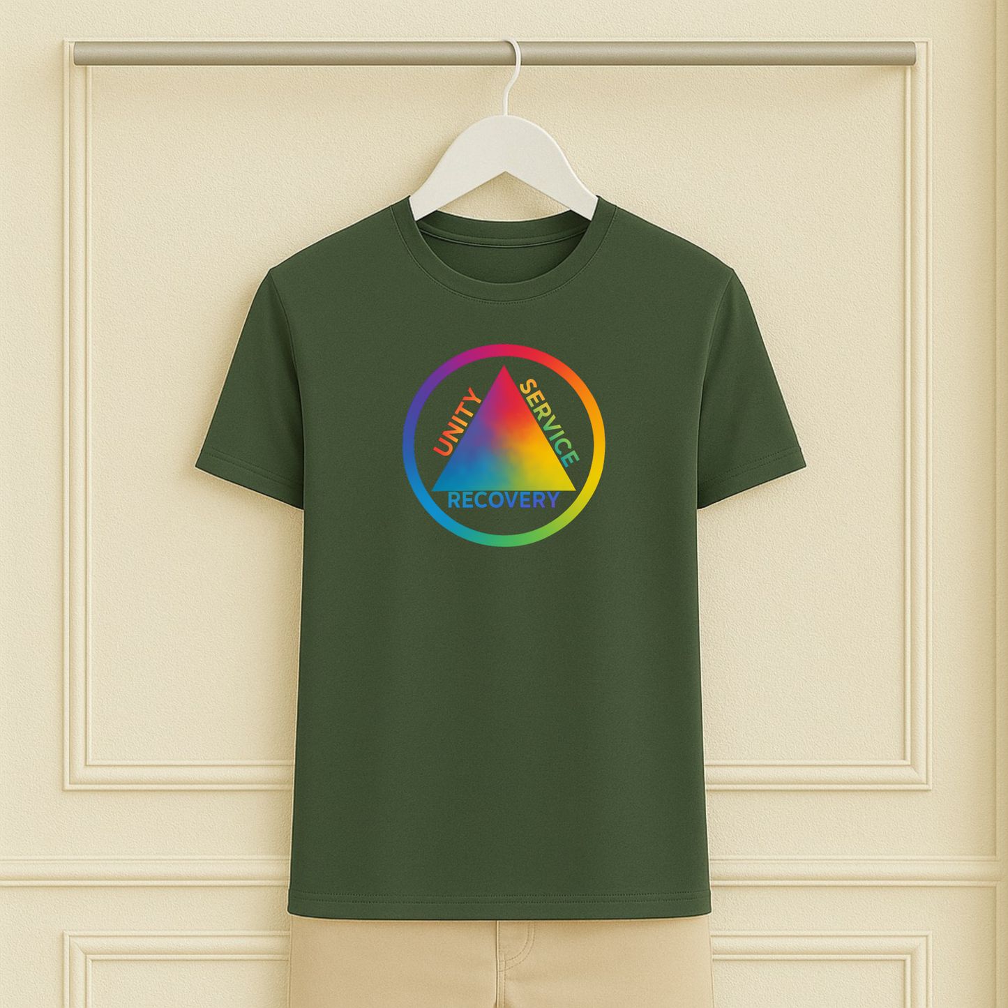 Rainbow Recovery Symbol Tee