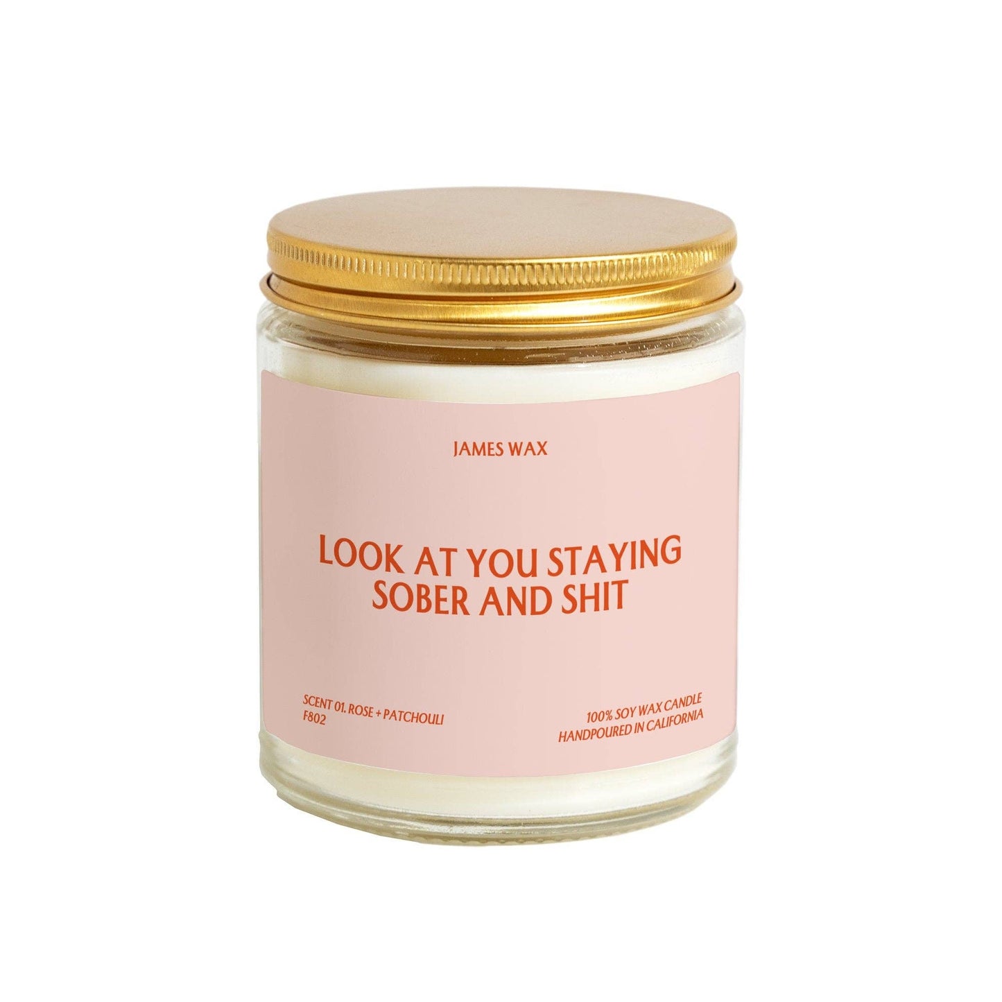 Sobriety Look At You Staying Sober And Shit Coconut & Orange Scent