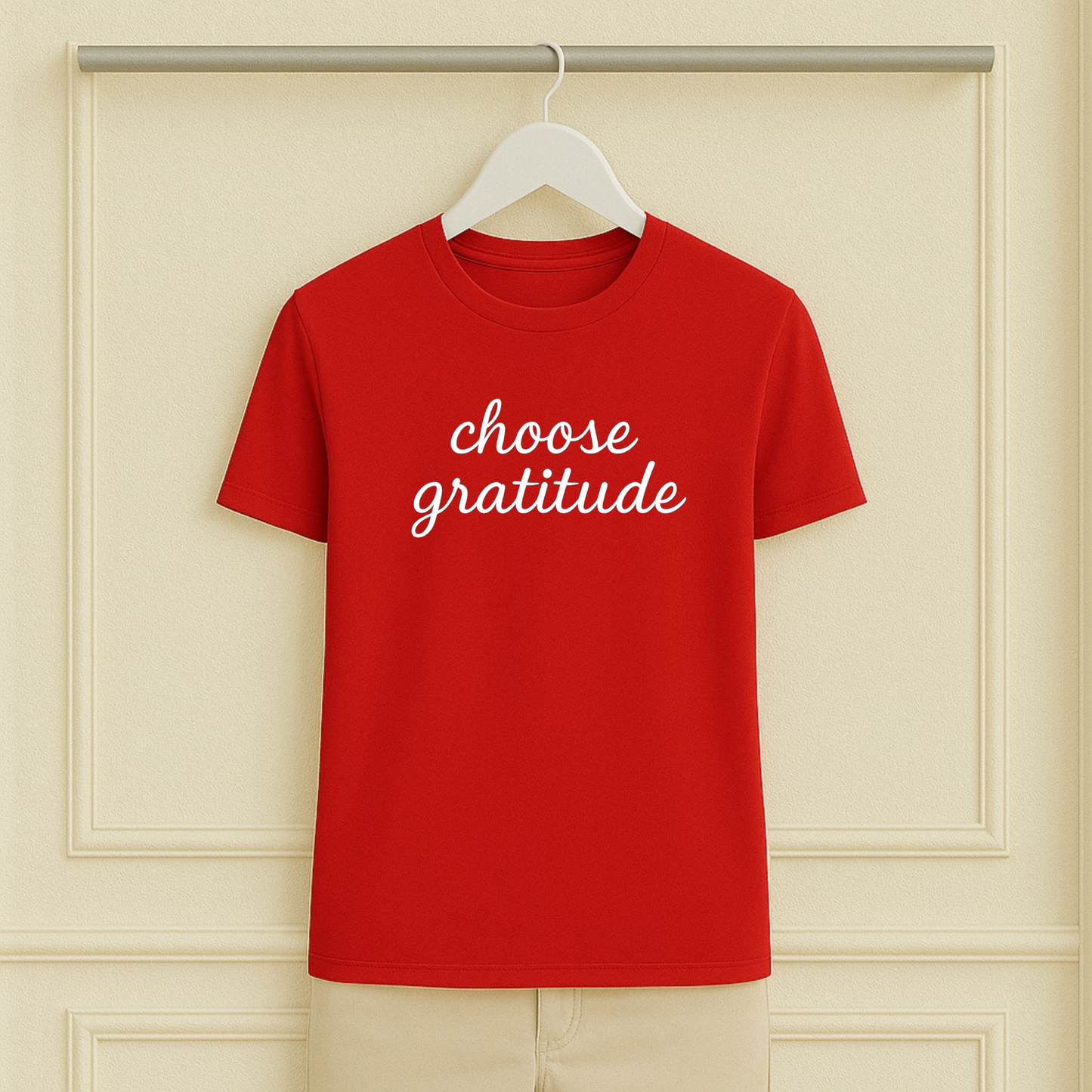 Choose Gratitude Script Tee