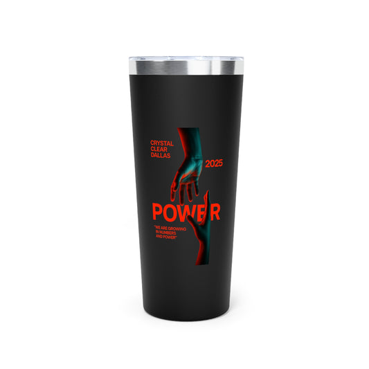 Crystal Clear Dallas 2025 Conference Logo Tumbler