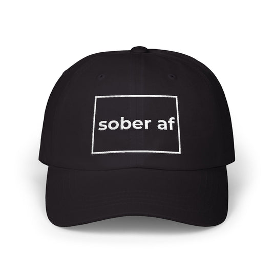 Sober AF Classic Dad Cap