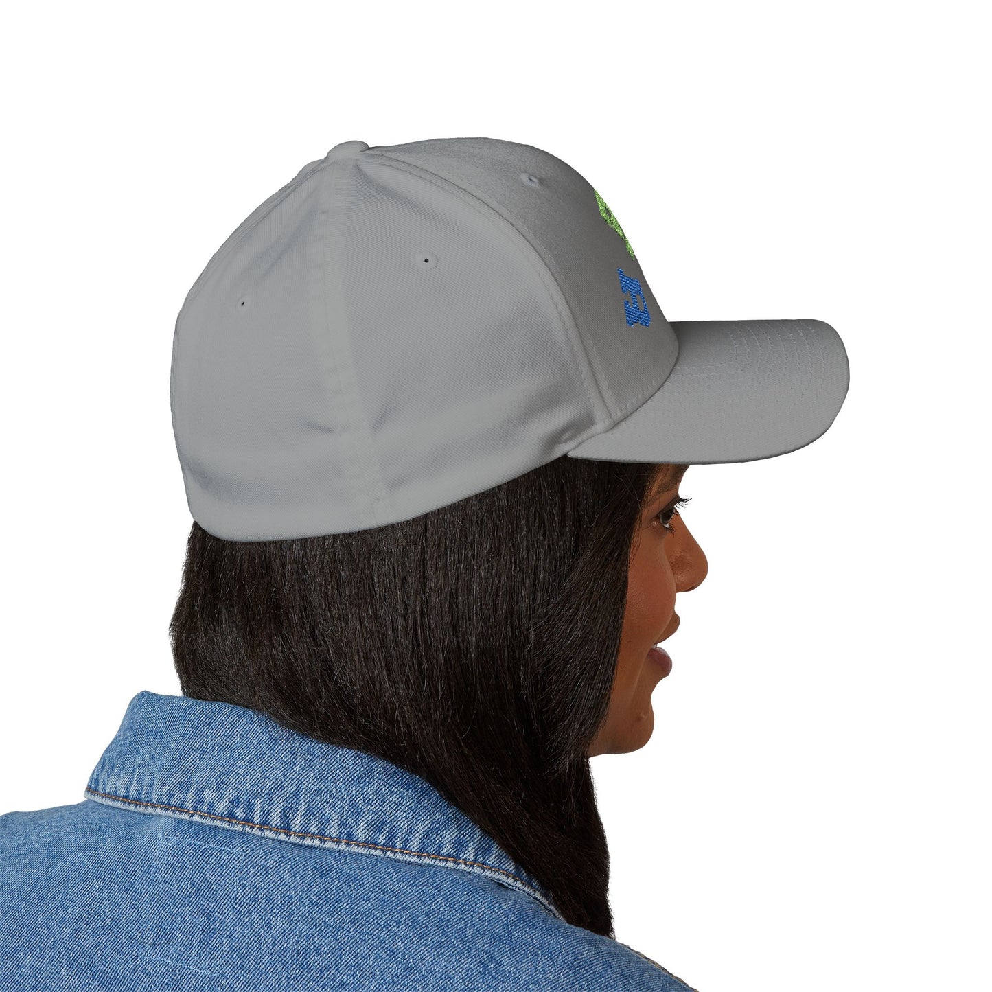Embroidered Fitted Cap with 'SOBER'