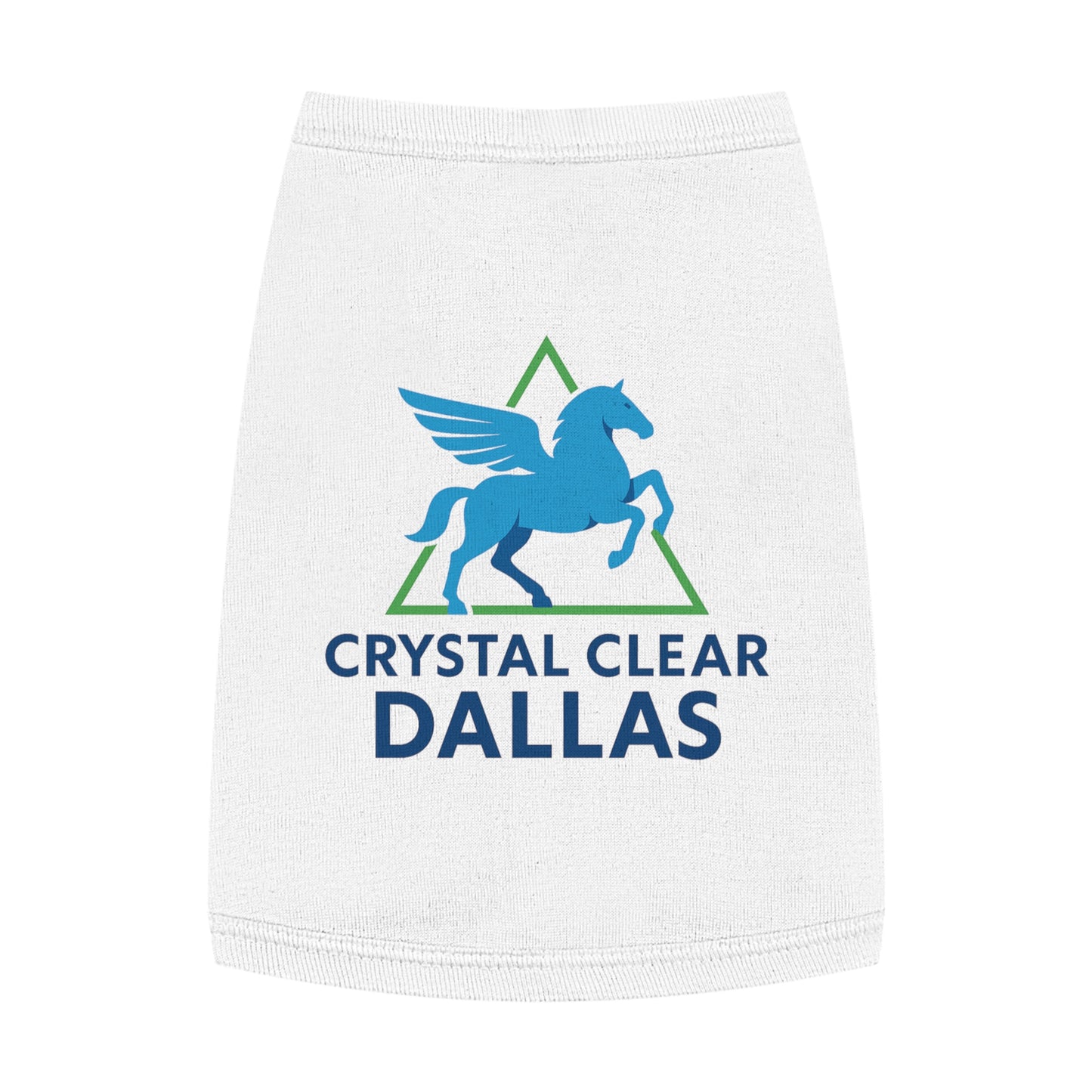 Crystal Clear Dallas Logo Pet Tee