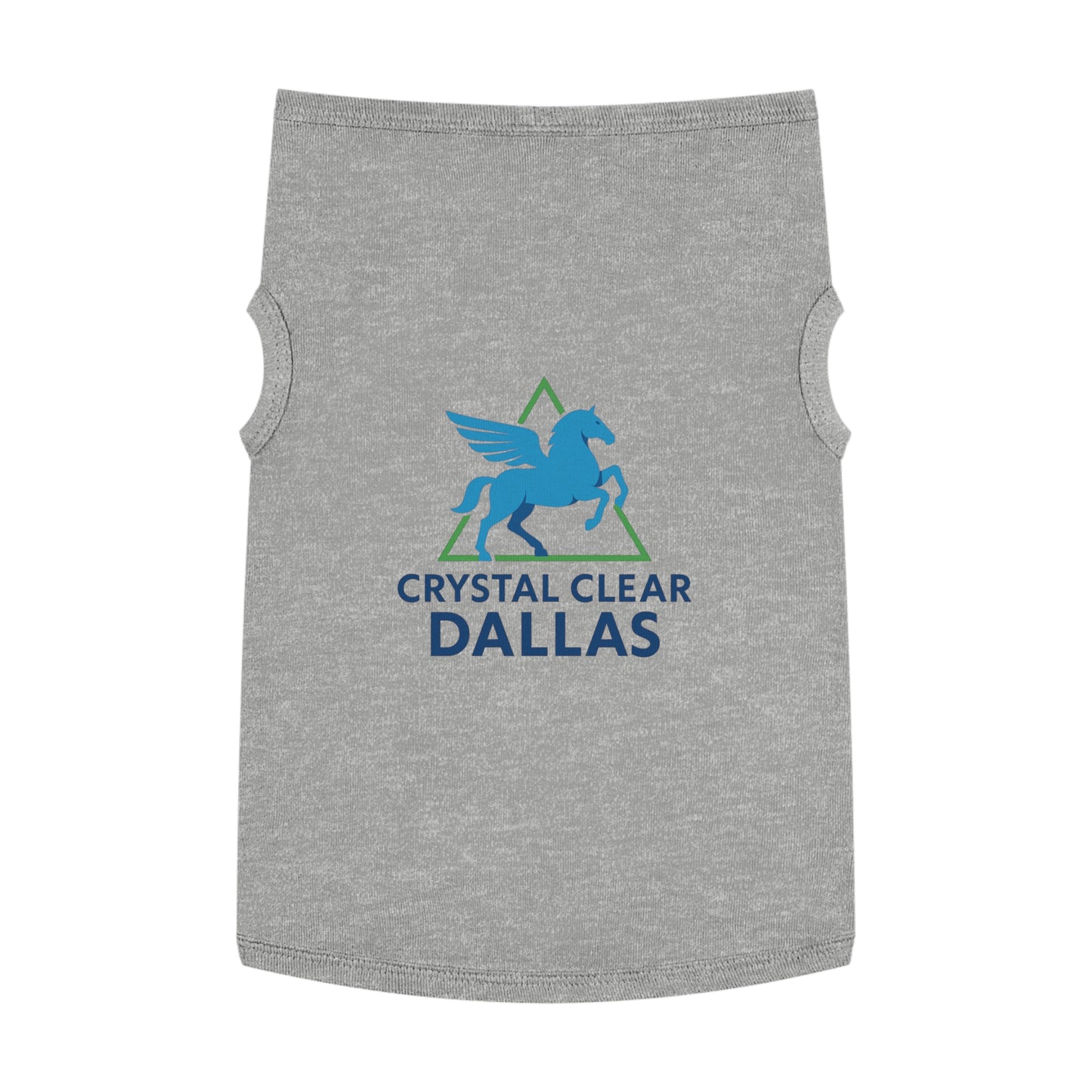 Crystal Clear Dallas Logo Pet Tee