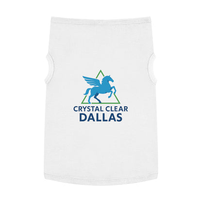 Crystal Clear Dallas Logo Pet Tee