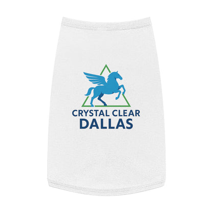 Crystal Clear Dallas Logo Pet Tee