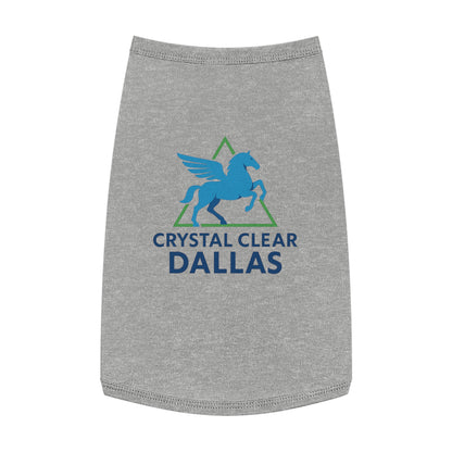 Crystal Clear Dallas Logo Pet Tee