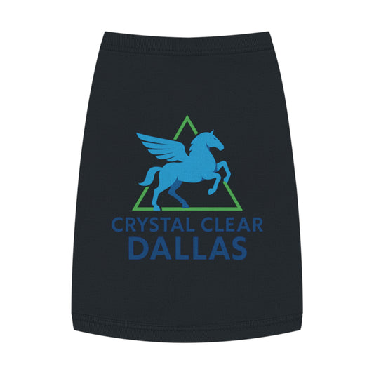 Crystal Clear Dallas Logo Pet Tee