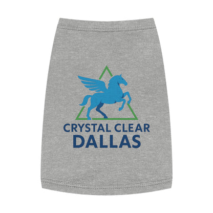 Crystal Clear Dallas Logo Pet Tee