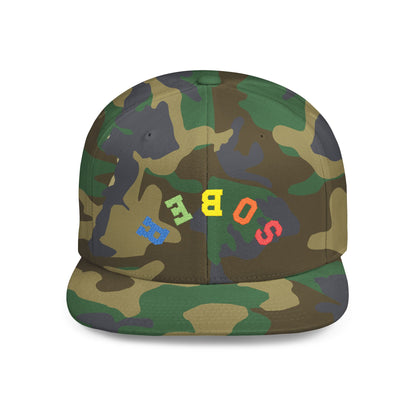 Inverted Sober Flat Bill Snapback