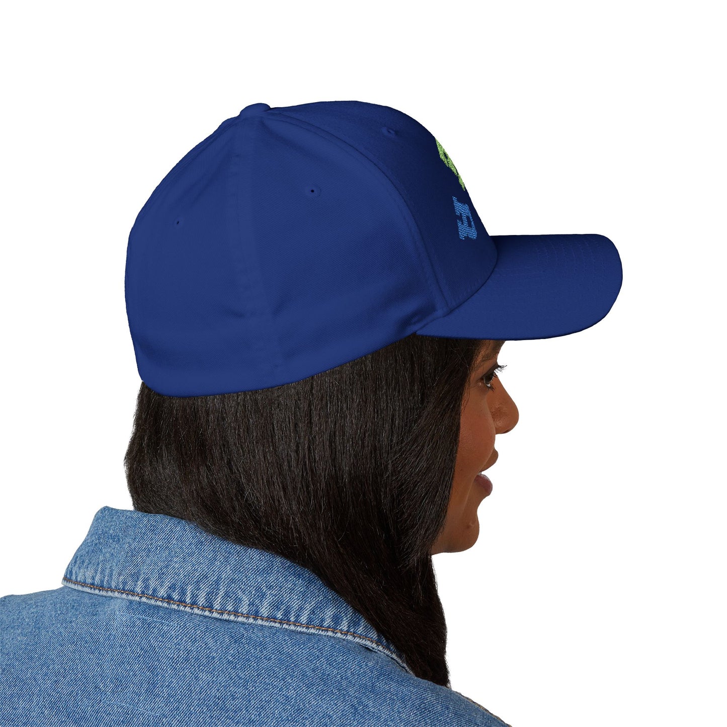 Embroidered Fitted Cap with 'SOBER'