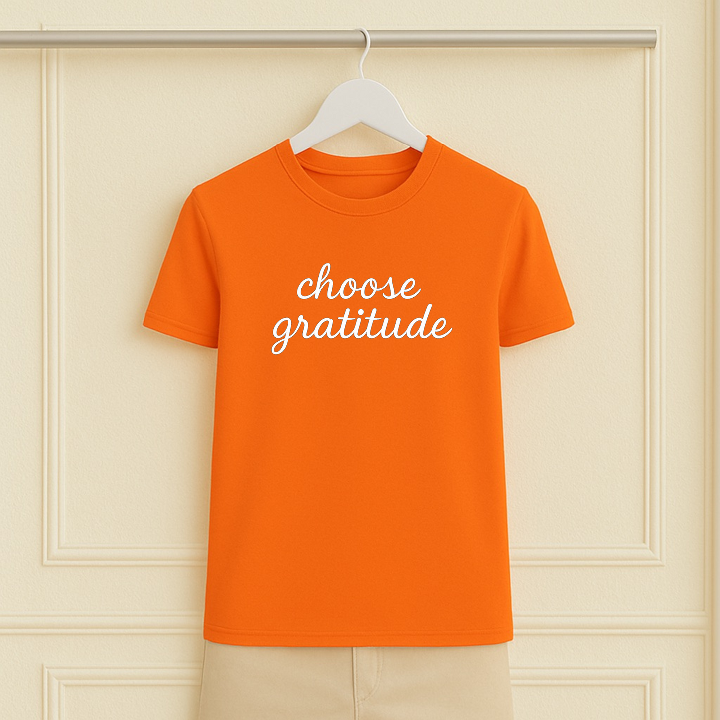 Choose Gratitude Script Tee