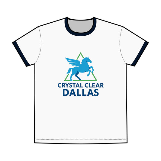 Crystal Clear Dallas Logo Ringer Tee
