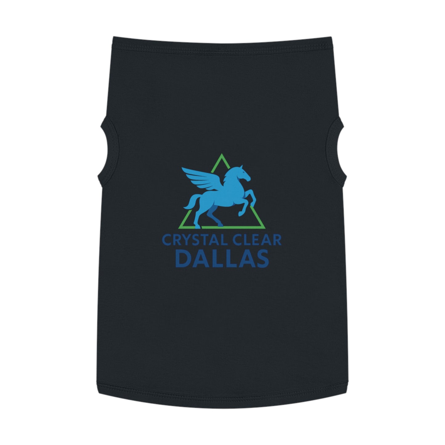 Crystal Clear Dallas Logo Pet Tee