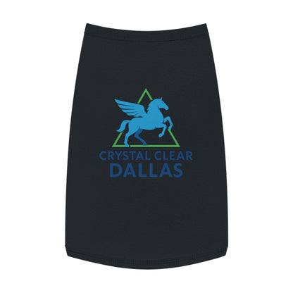 Crystal Clear Dallas Logo Pet Tee