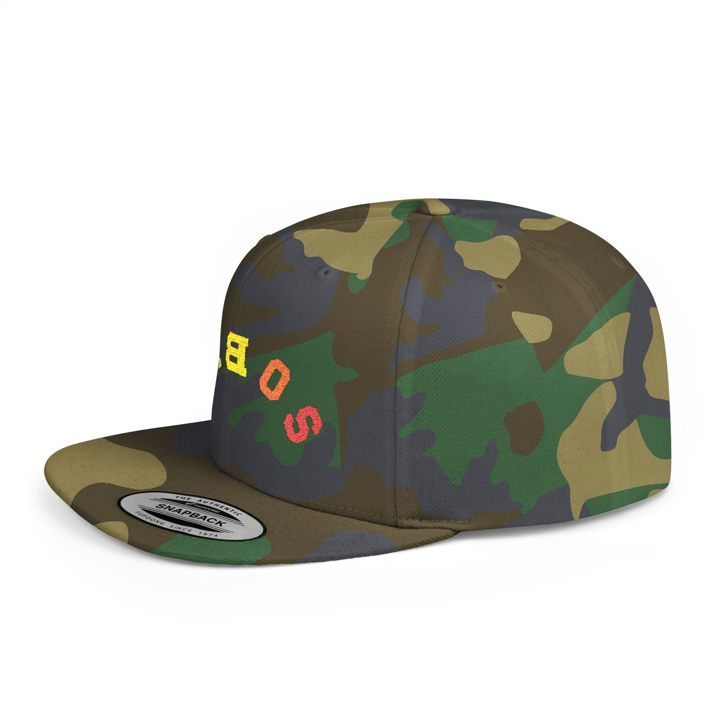 Inverted Sober Flat Bill Snapback