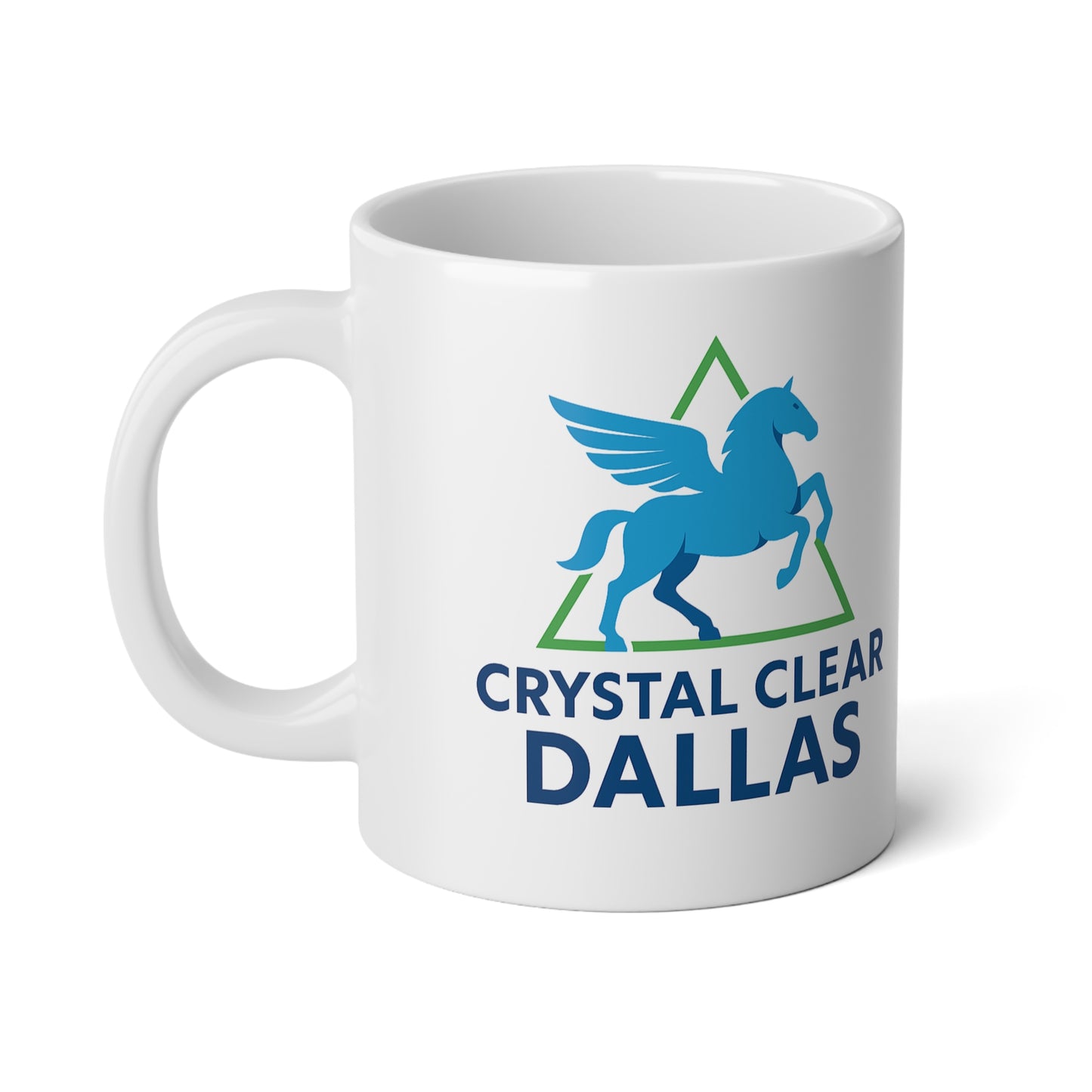 Crystal Clear Dallas Logo 20 oz.  Mug