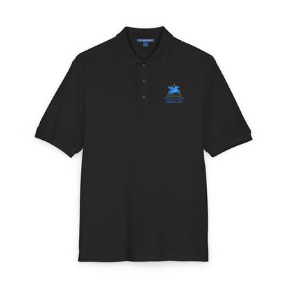 Crystal Clear Dallas Embroidered Logo Polo Shirt