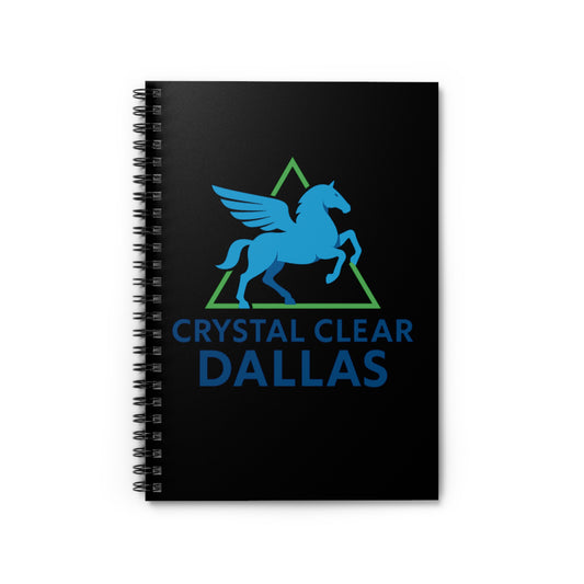 Crystal Clear Dallas Logo Notebook