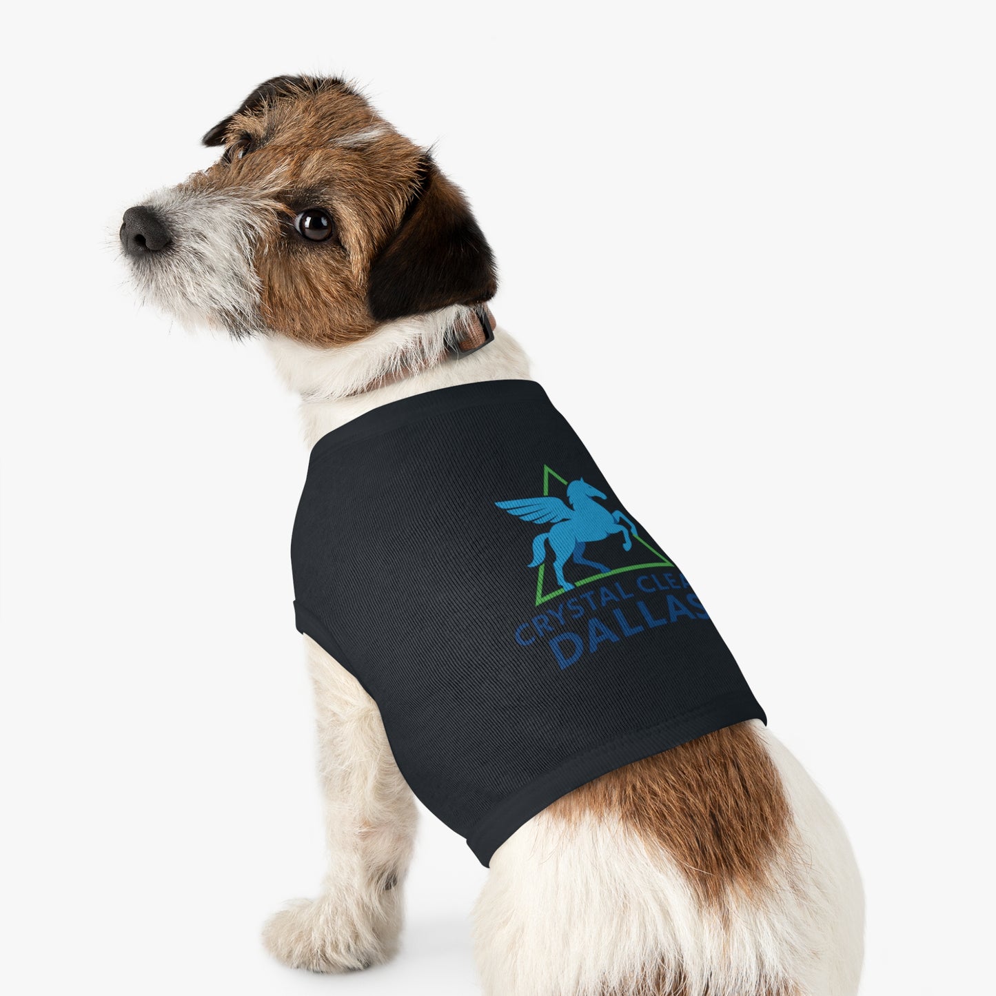 Crystal Clear Dallas Logo Pet Tee