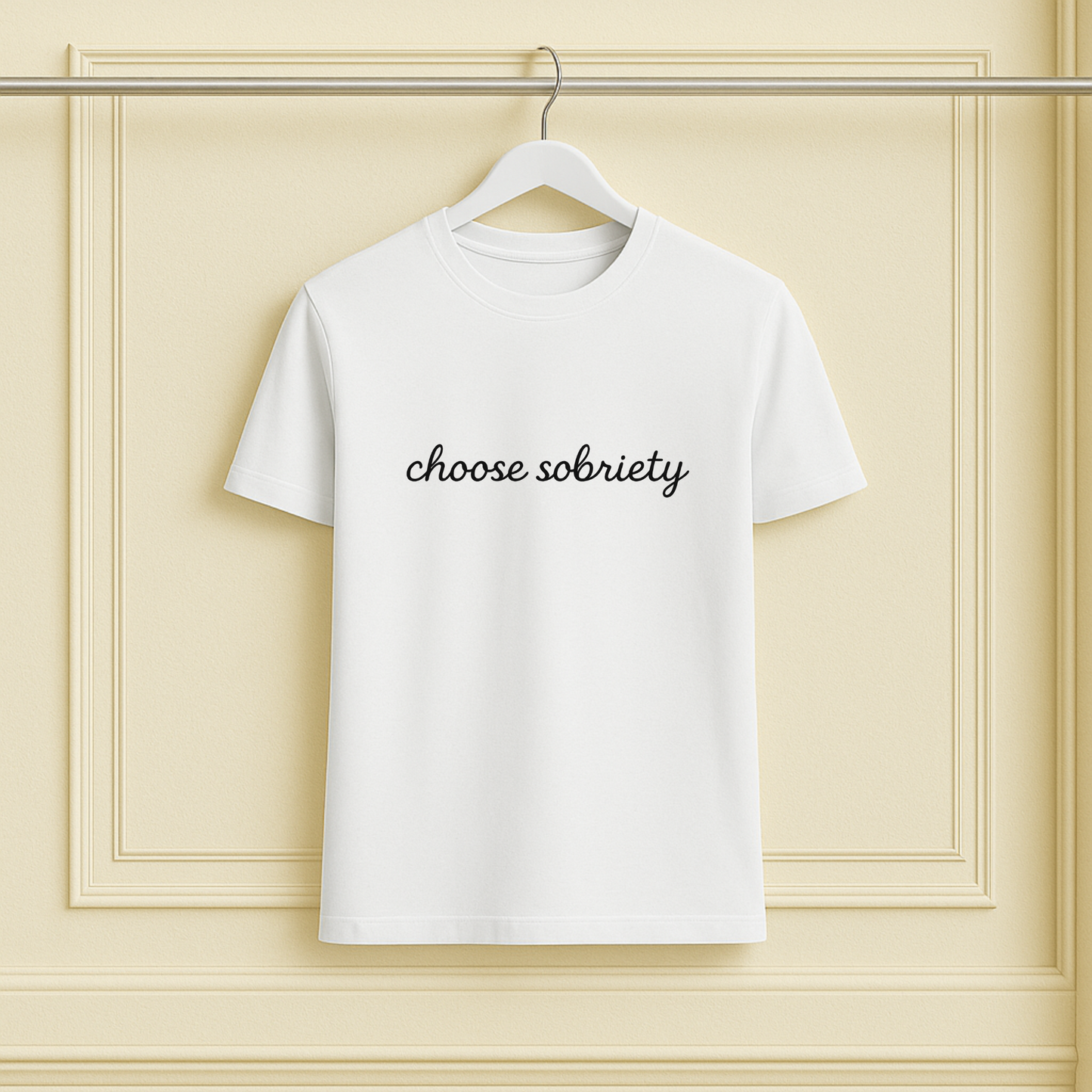 Choose Sobriety Script Tee