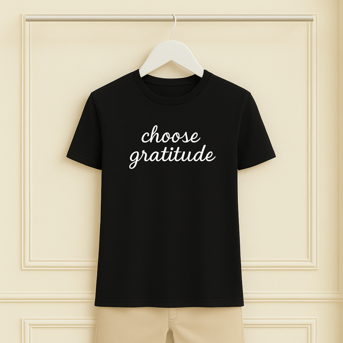 Choose Gratitude Script Tee