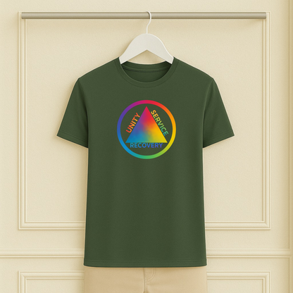 Rainbow Recovery Symbol Tee
